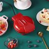 Mini Double-Sided Electric Waffle Maker with Temperature Control for Kids