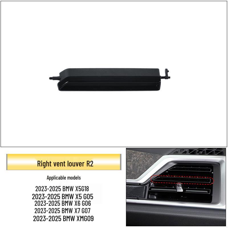 Комплект для ремонта воздуховодов BMW X5/X6/X7: Вал ручки регулировки и рамка панели