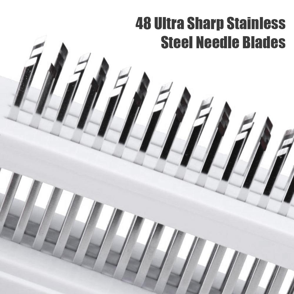 Meat Tenderizer with 48 Stainless Steel Needle Blades Meat Tenderizing and Marinate Tool Kitchen