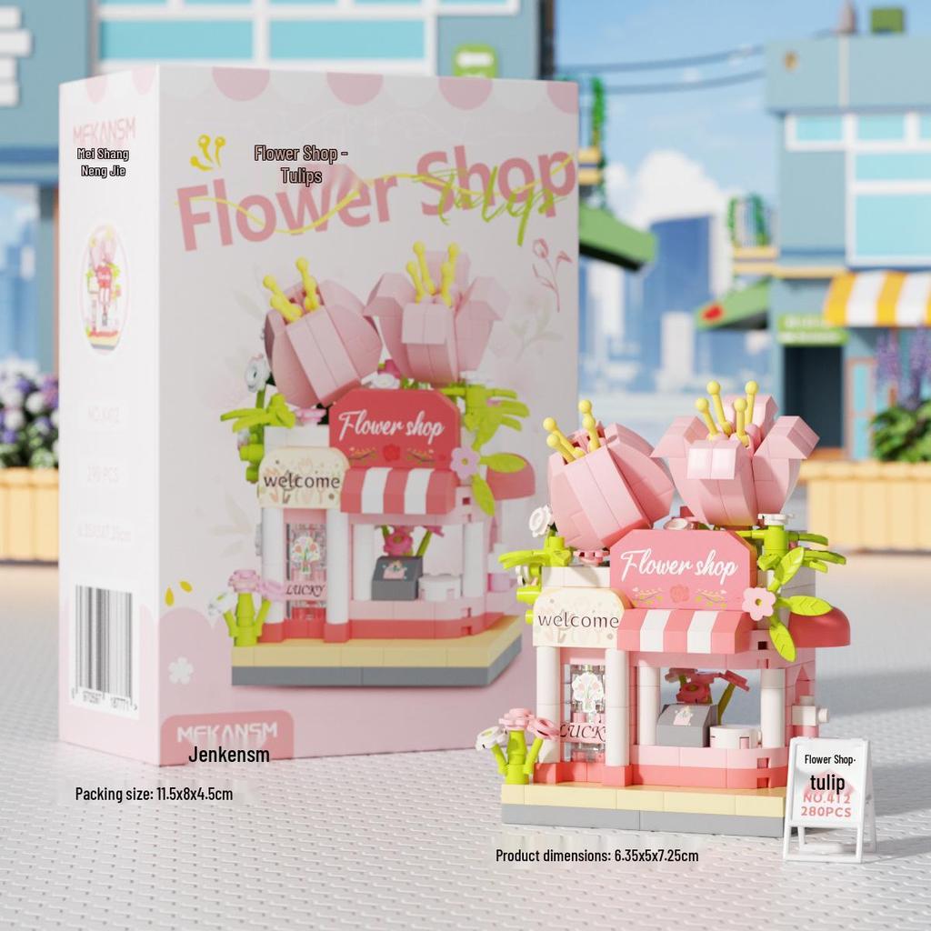 Суккулентный букет из цветов, конструктор - Праздничные подарки и игрушки