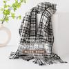 Winter 100% Sheep Wool Scarf Women'S Vintage Premium Sense Shawl Neck Wool Scarf