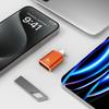 Прочный металлический адаптер Type C на USB OTG конвертер для быстрой передачи данных, зарядка 120 Вт 6 А и подключение устройств