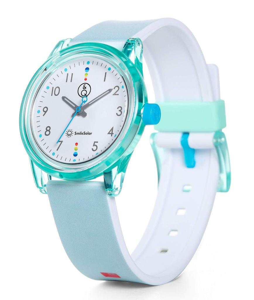 Часы Analog Smile Solar Matching Style Водонепроницаемый уретановый ремень Зеленый [Citizen Q&Q] RP26-008 Мужские