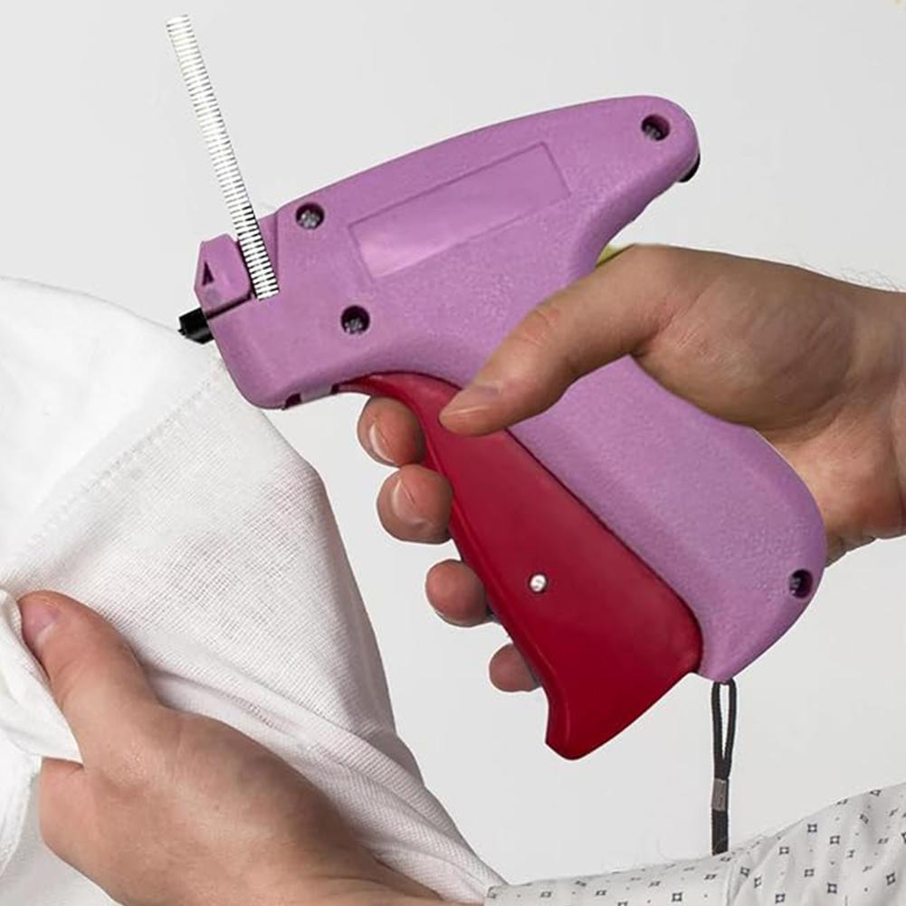 Пистолет для ценников с 6 иглами Мини-стежковый пистолет Стежковая подшивочная машина Инструмент для прикрепления бирок Швейная машина для одежды носков шляп