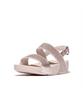 Женские сандалии Fitflop Lulu с ремешком на пятке, блестящая пыль - Nude Rose (Ft64K2S417)