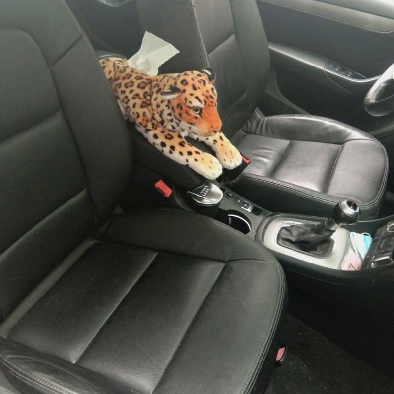 Уникальный тигровый дизайн Держатель для салфеток из полипропилена и хлопка Удобный аксессуар для туалетных столиков в ванной и автомобиля