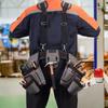 Adjustable Tool Belt with Suspenders Large Capacity Combined Tool Organizer  Work