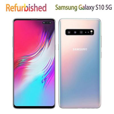 Восстановленный Samsung Galaxy S10 5G G977B Оригинальный Разблокированный Восьмиядерный 8 ГБ ОЗУ 256 ГБ ПЗУ 16 МП 6,7'' 4500 мАч Смартфон с одной SIM/двумя SIM