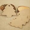 100PCS Kids Party Wedding Christmas Tree Shape DIY Kraft Paper Gift Tag