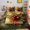 Рождественский подарок 3D-принт полиэстеровая наволочка пододеяльник набор из двух или трех предметов