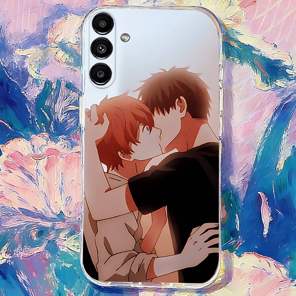 G-Given Yaoi Аниме Прозрачный чехол для телефона подходит для Samsung S30,S25,S24,S23,S21,S22,S20,S10,5G,FE,lite,PIus,Ultra Прозрачный
