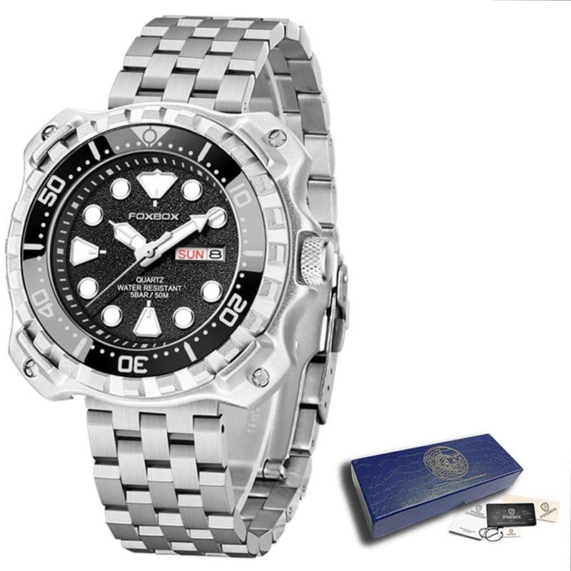 Модные мужские часы, лучший бренд, роскошные спортивные часы с большим циферблатом для мужчин, водонепроницаемые светящиеся часы, кварцевые часы с датой