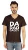 Inkmeso Mens Tshirt   Da Dad Daddy   Graphic Tshirt For Dad Gift Tee Shirt For First Time
