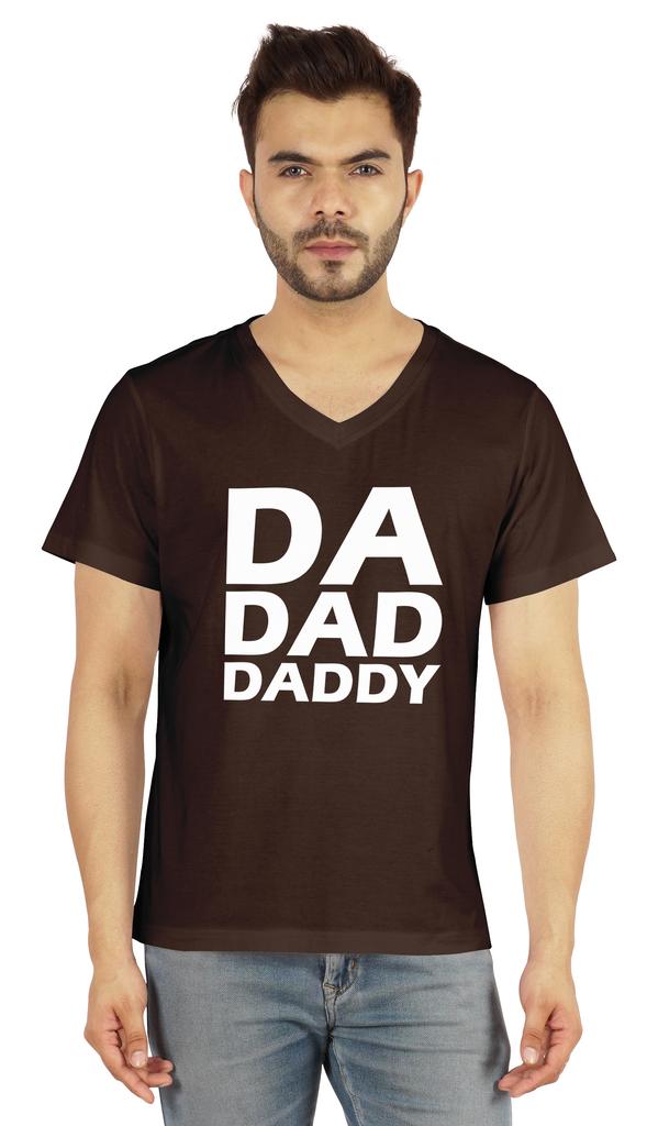 Inkmeso Mens Tshirt   Da Dad Daddy   Graphic Tshirt For Dad Gift Tee Shirt For First Time