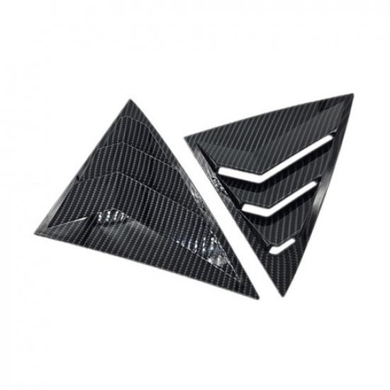 Carbon Fiber Side Vent Window Scoop Louver Cover For Honda Accord 7th 2003-2007