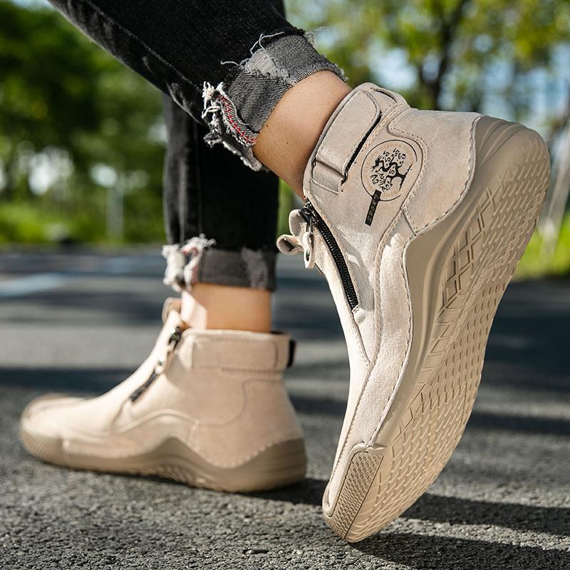 Мужская обувьНизкие мужские кроссовки Универсальные мужские ботильоны Высококачественные мотоциклетные ботинки ручной работы Удобная мужская повседневная обувь