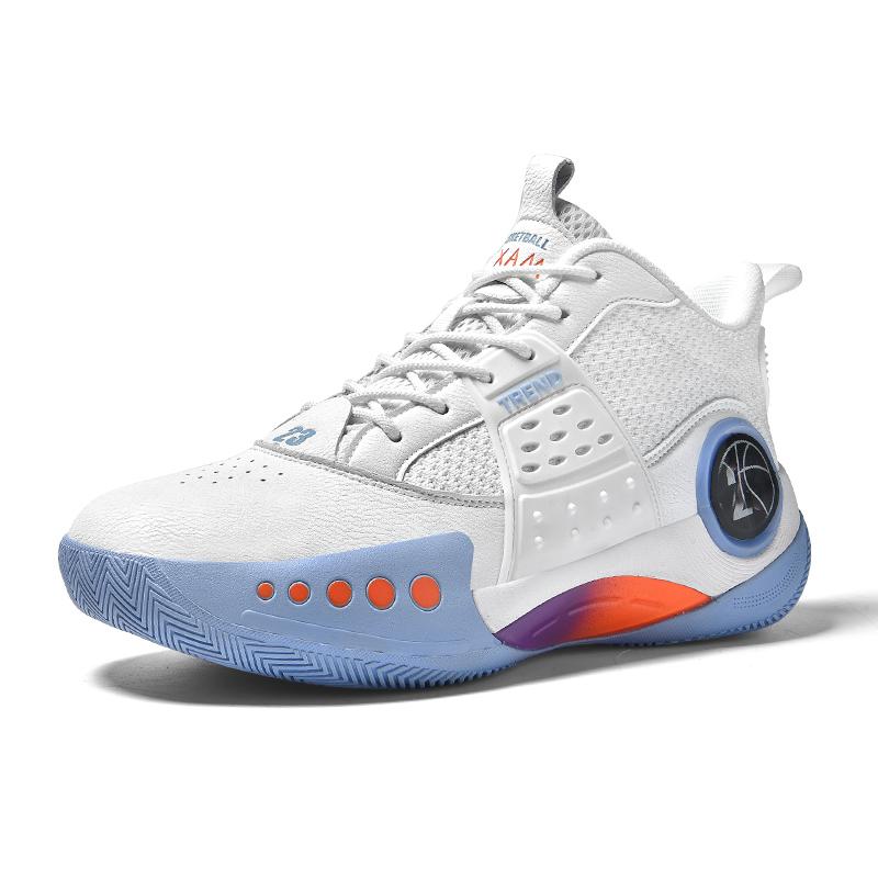 Высококачественные мужские баскетбольные кроссовки для детей и женщин, практичные кроссовки большого размера, мужские амортизирующие межподошвы, резиновая противоскользящая подошва