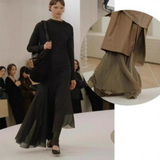 West Minor Элегантная Ретро Миди-юбка Асимметричного Кроя с Завышенной Талией