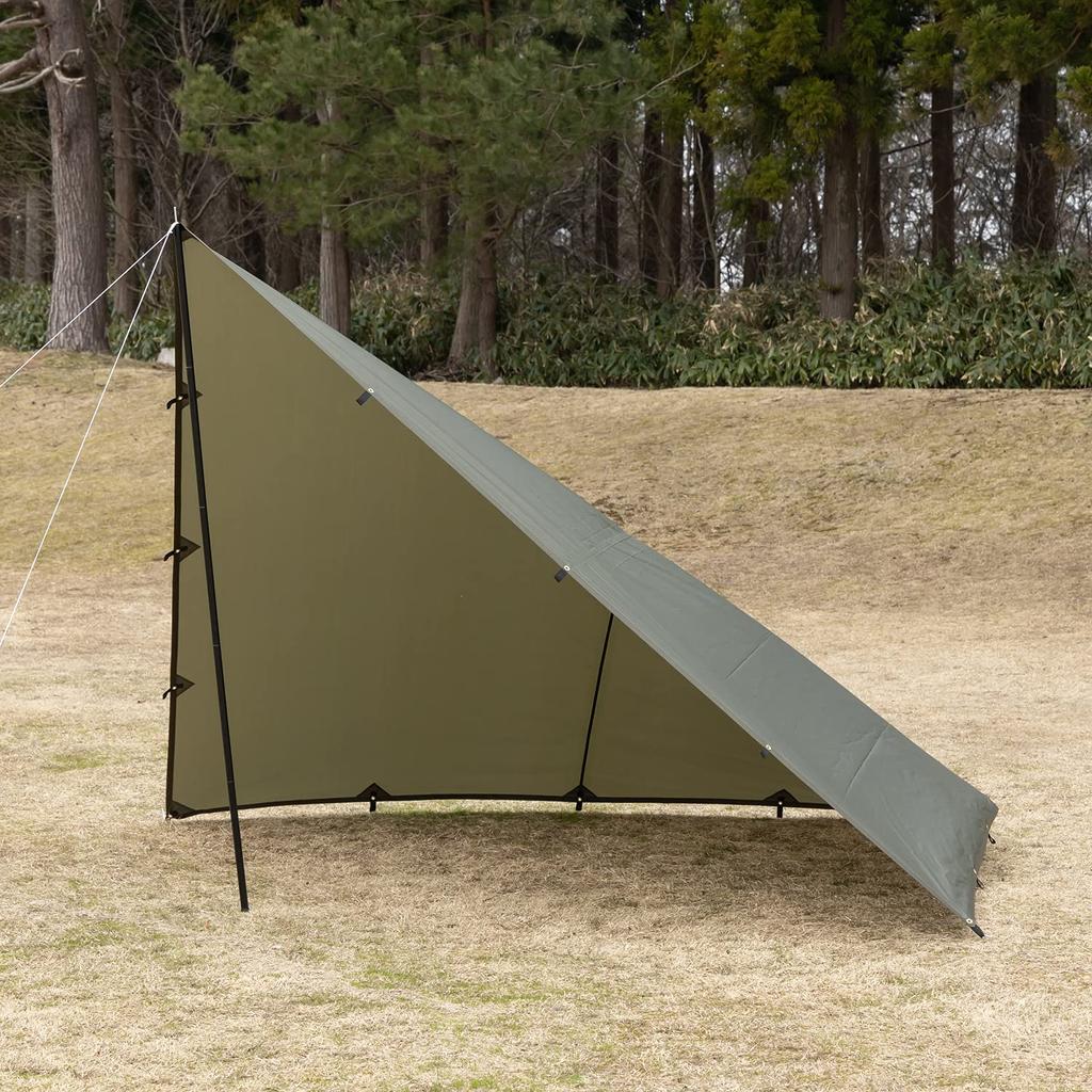 Брезент квадратный БУНДОК Хаки Стандарт БДК-23КА