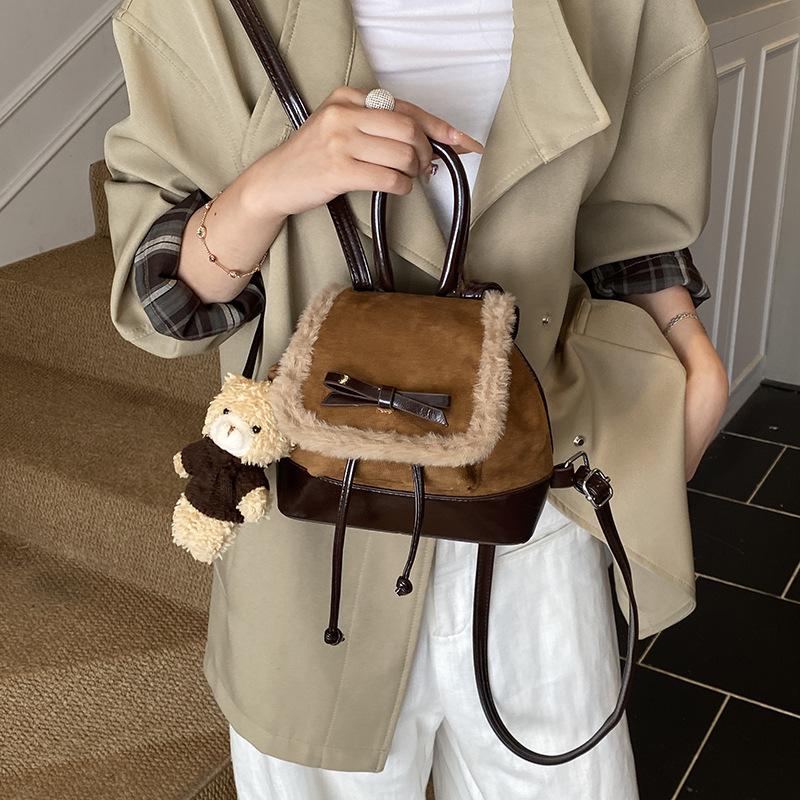 Ретро рюкзак женский модный нишевый дизайн студенческий класс школьный рюкзак корейская версия сумка-ведро для отдыха и путешествий