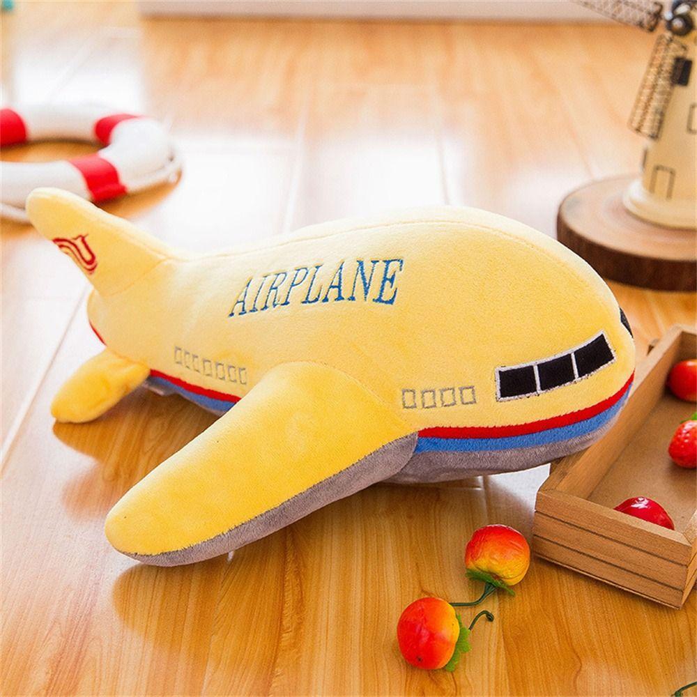 Pillow Pillow Dolls Airplane Plush Toys Stuffed Toys Simulation Airplane Aircraft Stuffed Pillow