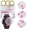 3x Apgo Ultra-Clear Hybrid Protective Glass Compatible with Garmin Fenix 5 Pus, Flexible Nano Glass, Great Replacement for Tempered Glass, Scratch-res