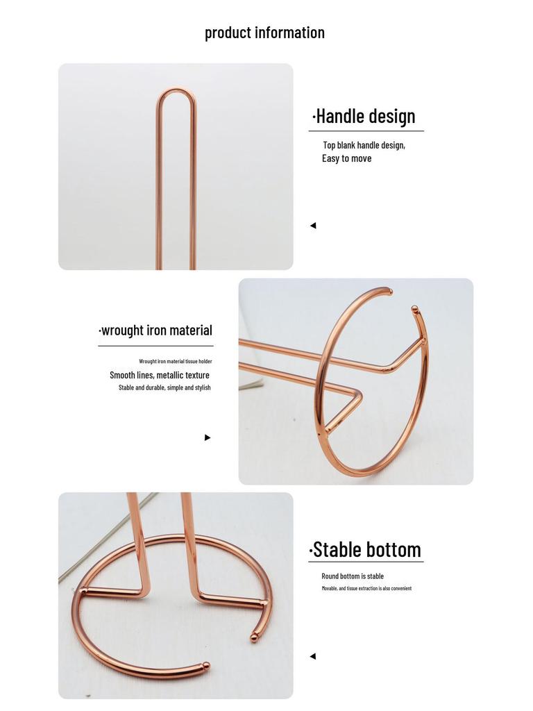 Скандинавская кухня Вертикальный держатель для салфеток - Безударный гальванизированный металлический стенд для салфеток