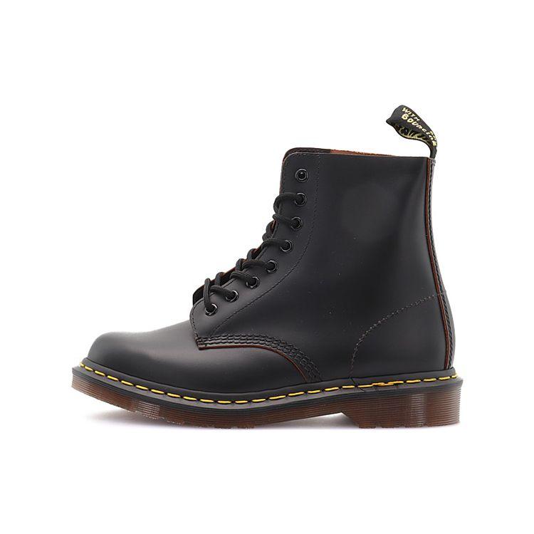 Dr. Martens 1460 Vintage Made In England Lace Up Boot Black Quilon Unisex Sneakers 12308001