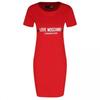 Платье-футболка с логотипом Love Moschino для женщин/девушек