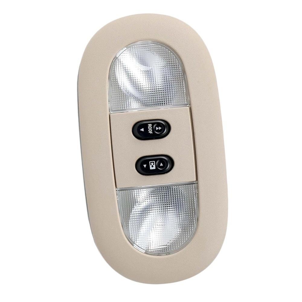 Потолочнаяconsole со светодиодной подсветкой салона и картами и переключателем люка для Ford F150 04-08 Бежевый