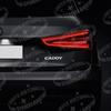 Glossy black For NEW Caddy Badge Letter Car Body Emblem 3D Metal Tail Sticker GTD Acceessories