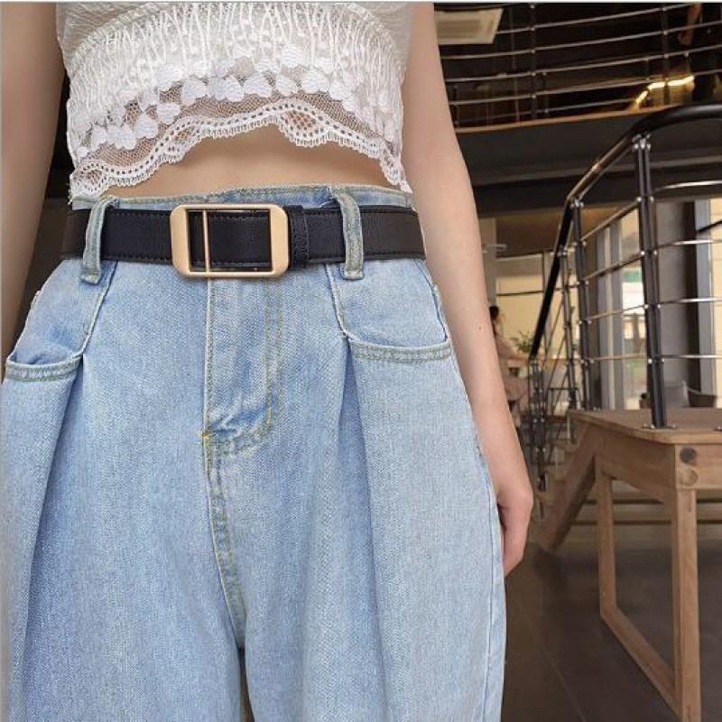 Стильный женский декоративный пояс в корейском стиле, универсальный, повседневный, студенческий, из полиуретана