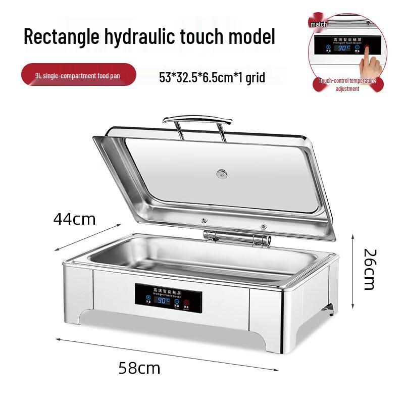 Commercial Buffet Food Warmer & Interchangeable Serving Pans