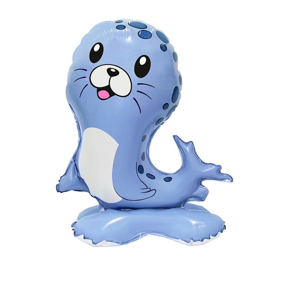 Мультяшные животные фольгированные шары 3D джунгли дикие животные принадлежности для вечеринки праздничное торжество