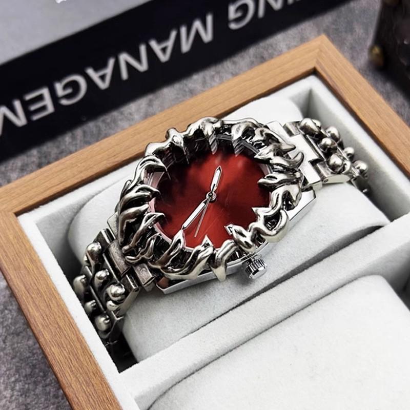 CoupleClaw Watch Millennial Style Street Fashion 37mm Rectangle Dial Quartz 30M Waterproof