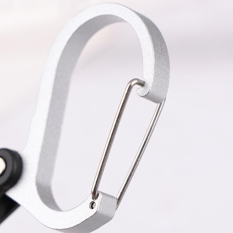 Multifunctional Aluminum Alloy D Type Carabiner 360 Degree Rotary Quick-Hanging Carabiner Buckle Hybrid Gear Clip Outdoor Gadget