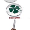 4 x Alfa Romeo Four Clover 56 мм, наклейки на крышку ступицы колеса автомобиля Cetner