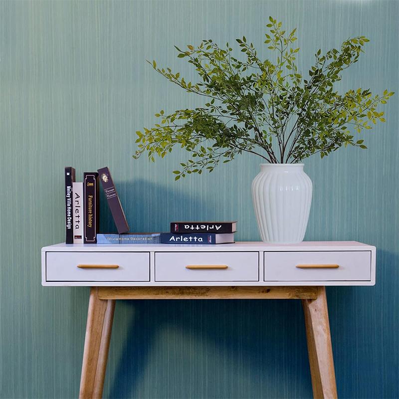 Искусственное зеленое растение 43,3 дюйма Искусственный лист эвкалипта Аксессуары для цветочной композиции Свадьба Украшение дома для комнаты Искусственные растения