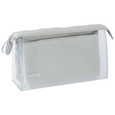 Канцелярский пенал Sunstar Pencil Clear Mitte Light S2312697, Пенал, Кофр, Серый,
