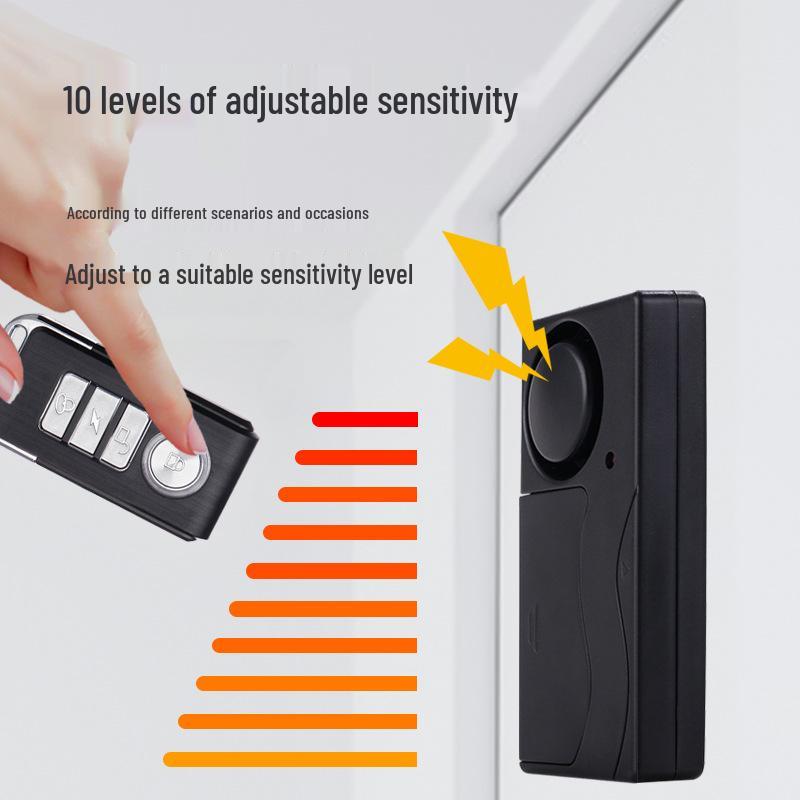 Беспроводной вибрационный сигнализатор с регулируемой чувствительностью и пультом дистанционного управления