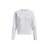 Solid Color Crew Neck Casual Long Sleeve Sweatshirt Women Sweatshirt White 1379835-100