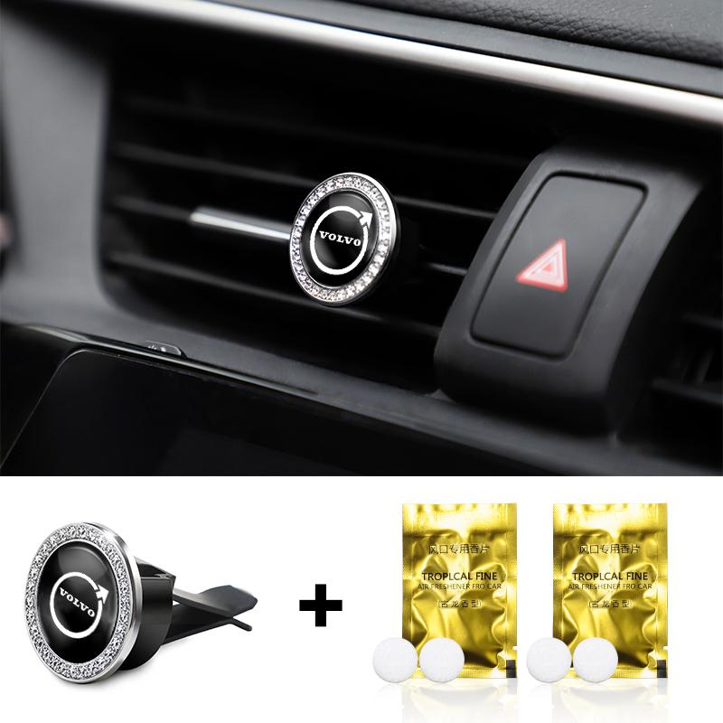 Car Freshener Solid Perfume Air Conditioner Vent Mount Clip For Volvo V90 S90 XC90 V60 XC60 V40 S60 V50 XC40 T6 EX90 C40 S40 C70
