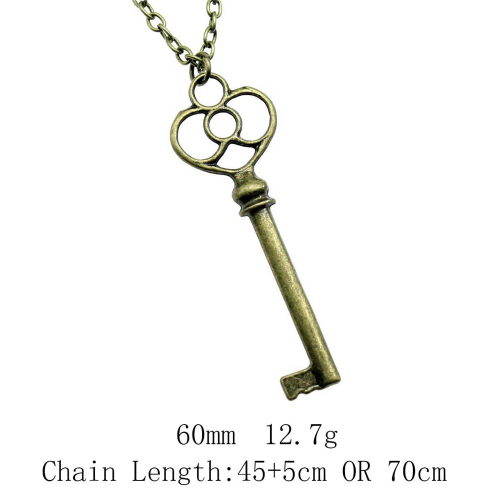 Ожерелья на годовщину свадьбы, женские полые смоляные фоторамки, ключи, длинная цепочка, ожерелье для рюкзака, цепочка, ожерелье