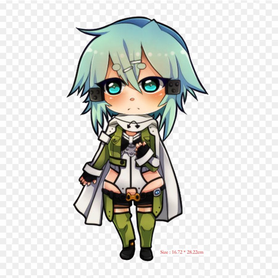 Sword Art Online Sinon Maid Sinon Kirito, железные нашивки для одежды, наклейки с аппликациями на одежду, термочувствительная нашивка на заказ