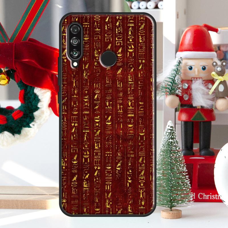 Мурал с фараоном Египта Для Huawei Nova Y73 Y60 Y70 Y90 Y72 Y61 Y91 7i 8i 11i 12i 12s 9 10 SE P20 P30 P40 Lite Чехол