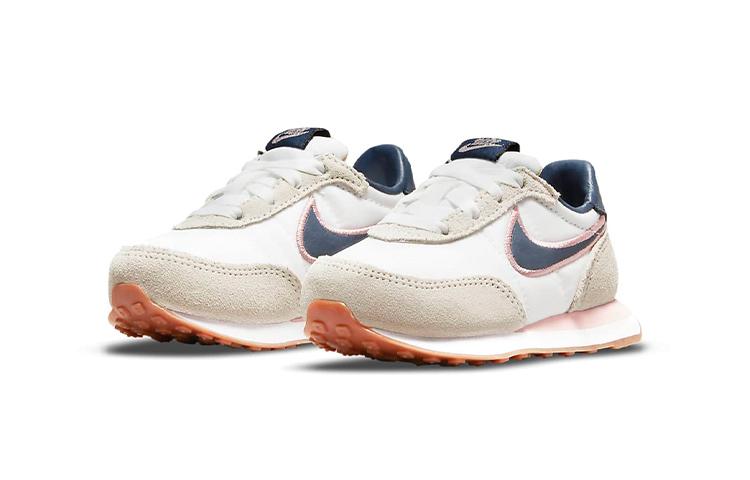 Nike Кроссовки Waffle Trainer 2 SE Низкие Детские Абрикосовый Синий Розовый Для Младенцев и Малышей DJ0347-100
