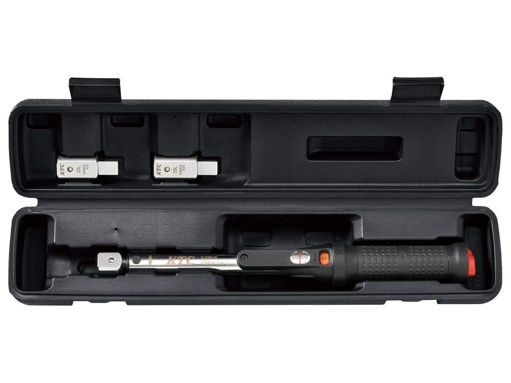 Kyoto Machine Tools Kyoto Machine Tools 9X12 Insert Preset Torque Wrench Head Replaceable Set Torque Range TGW025103 (KTC) 5-25Nm