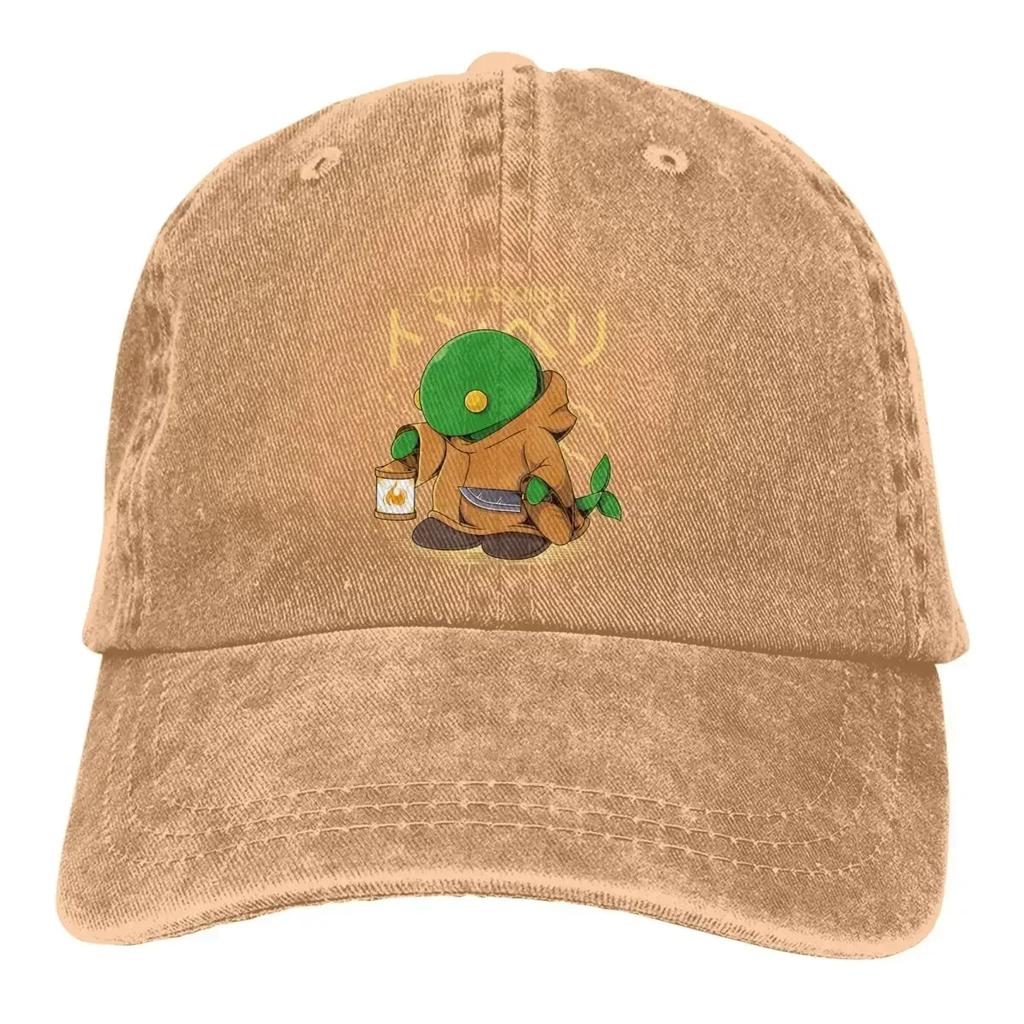 Ковбойские шляпы чистого цвета Женская шляпа Tonberry Кепка с солнцезащитным козырьком Бейсболки Final Fantasy XIV Game Кепка дальнобойщика с козырьком