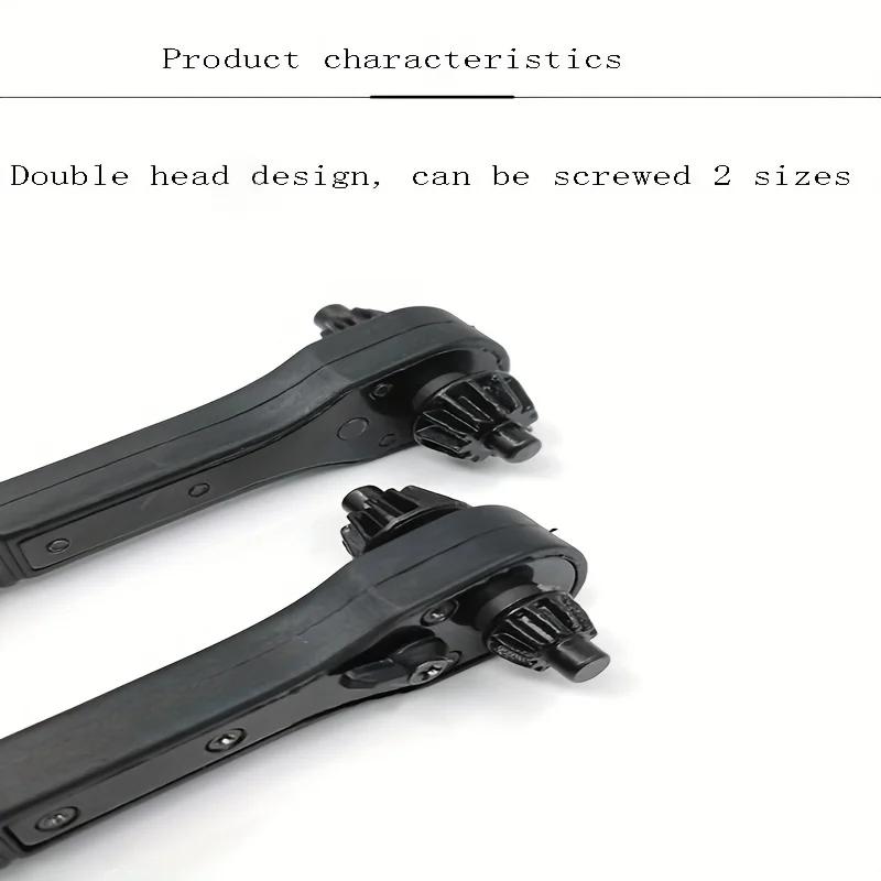 1 шт. Специальный патрон для электрической дрели, ключ-ключ, экономящий труд, 2-в-1, трещотка, быстрая разборка, трехкулачковый ключ, аксессуары для ручной дрели