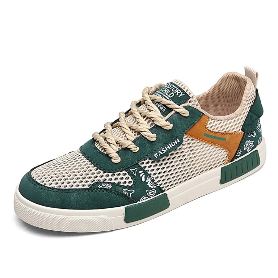 2025 Designer's New Summer Flying Mesh Surface Breathable Casual Sports Shoes Non-slip Fashion Men's Shoes Flat  Shoes for Men